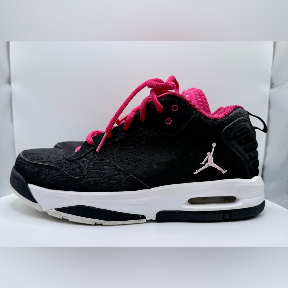 Nike Girls Air Jordan After Game 2 487605-009 Black Sneaker Shoes Size 6Y